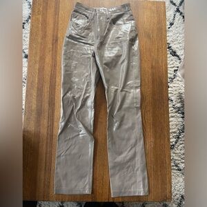 Abercrombie and Fitch Faux Leather Pants (short)